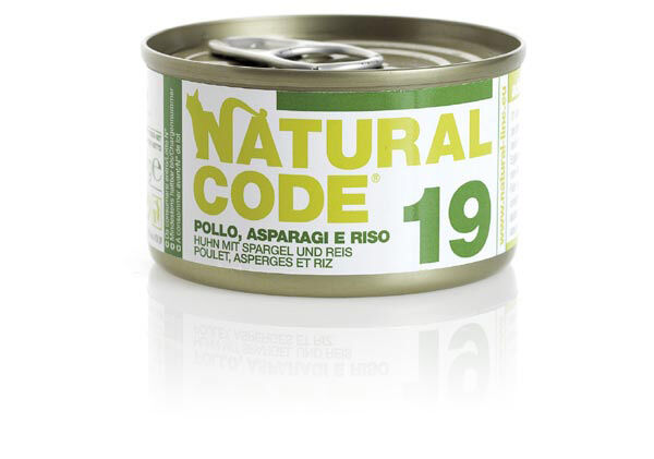 Natural Code Adult 85g Pollo, asparagi e riso