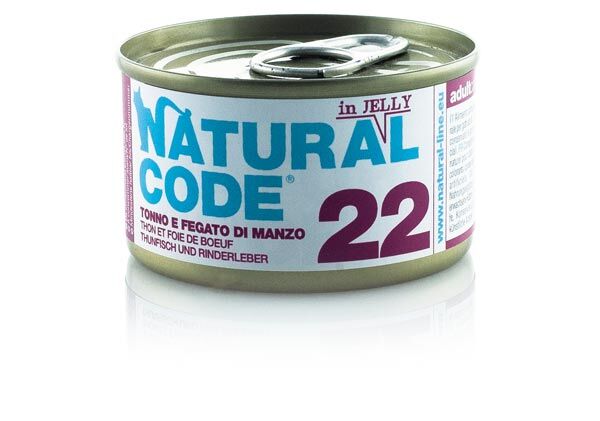 Natural Code Adult 85g Tonno e fegato di manzo