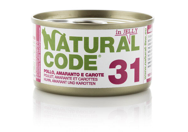 Natural Code Adult 85g Pollo, amaranto e carote