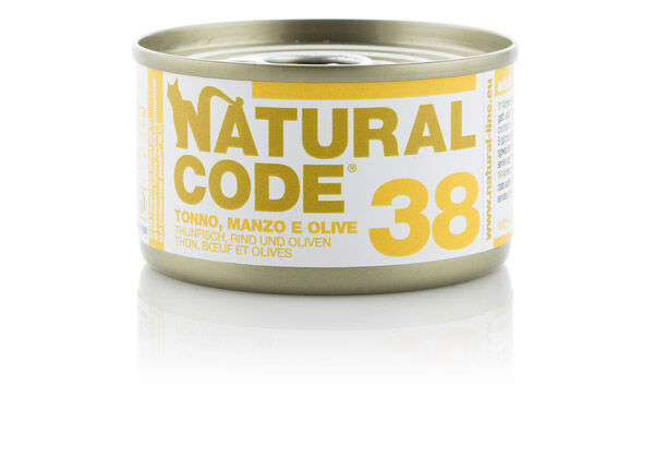 Natural Code Adult 85g Tonno, manzo e olive