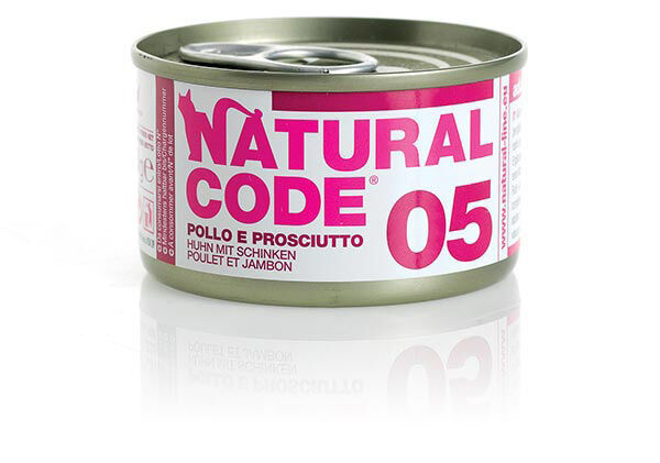 Natural Code Adult 85g Pollo e prosciutto