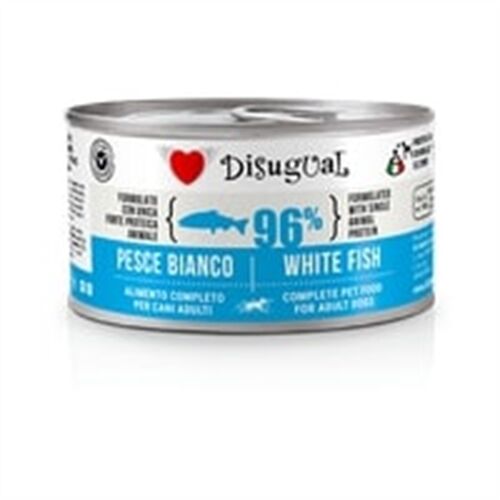 Disugual MonoProtein Small Dog Adult 150g – Alimento Umido Completo Monoproteico per Cani Adulti di Piccola Taglia Pesce Bianco