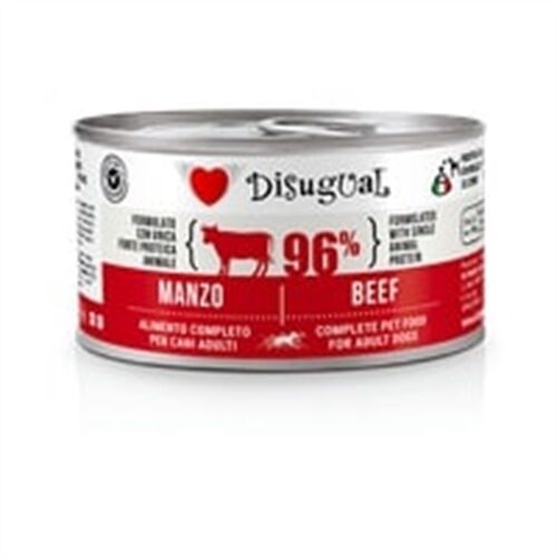 Disugual MonoProtein Small Dog Adult 150g – Alimento Umido Completo Monoproteico per Cani Adulti di Piccola Taglia Manzo