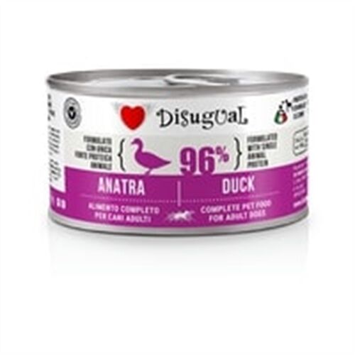Disugual MonoProtein Small Dog Adult 150g – Alimento Umido Completo Monoproteico per Cani Adulti di Piccola Taglia Anatra