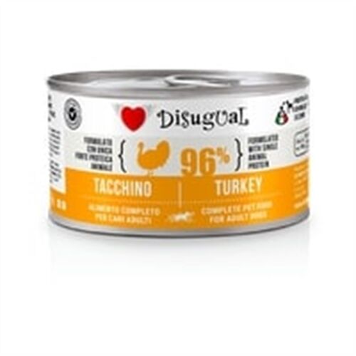Disugual MonoProtein Small Dog Adult 150g – Alimento Umido Completo Monoproteico per Cani Adulti di Piccola Taglia Tacchino