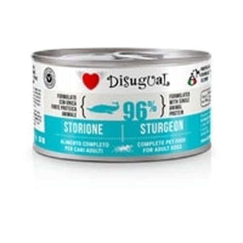 Disugual MonoProtein Small Dog Adult 150g – Alimento Umido Completo Monoproteico per Cani Adulti di Piccola Taglia Storione