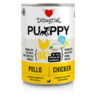 Disugual MonoProtein Puppy Dog 400g – Alimento Umido Completo Monoproteico per Cuccioli Grain Free Pollo