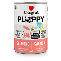 Disugual MonoProtein Puppy Dog 400g – Alimento Umido Completo Monoproteico per Cuccioli Grain Free Salmone