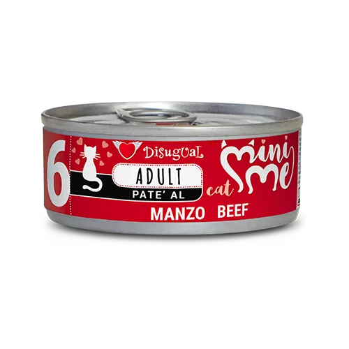 Disugual Mini-Me Adult 85g – Alimento Umido Completo in Paté per Gatti Adulti
