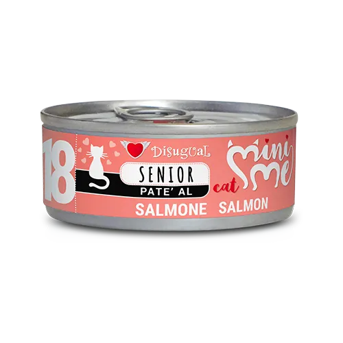Disugual Mini-Me Senior 85g - Alimento umido completo in paté per gatti anziani