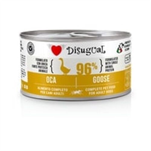 Disugual MonoProtein Small Dog Adult 150g – Alimento Umido Completo Monoproteico per Cani Adulti di Piccola Taglia Oca