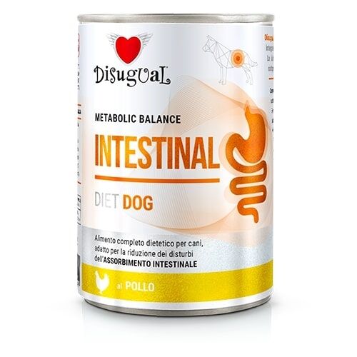 Disugual Metabolic Balance Intestinal 400g – Alimento Dietetico Umido per Cani con Disturbi Gastrointestinali Pollo
