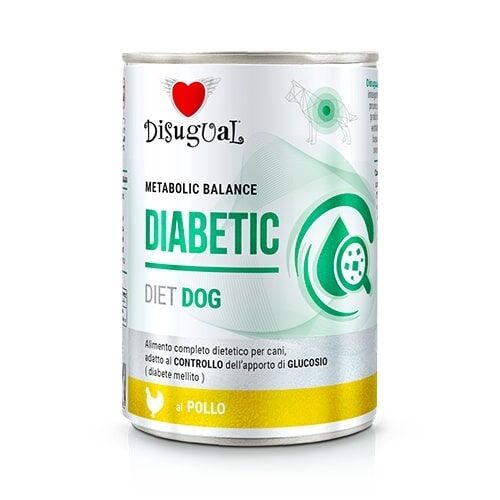 Disugual Metabolic Balance Diabetic 400g – Alimento Dietetico Umido per Cani con Diabete Mellito Pollo