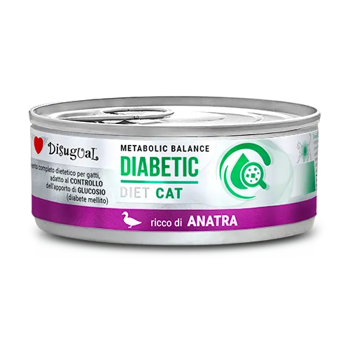 Disugual Metabolic Balance Cat Diabetic 85g – Alimento Dietetico Umido per Gatti con Diabete Mellito