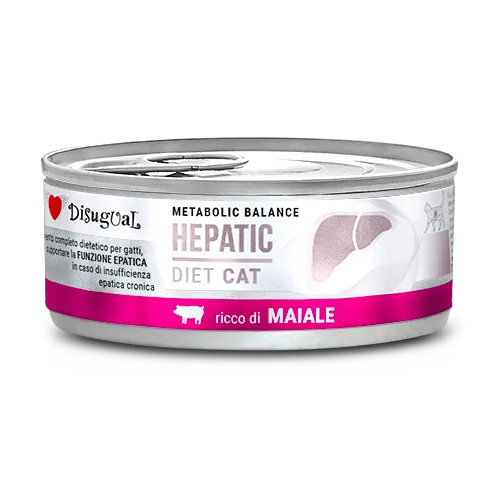 Disugual Metabolic Balance Cat Hepatic 85g – Alimento Dietetico Umido per Gatti con Insufficienza Epatica Cronica