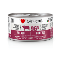 Disugual MonoProtein Small Dog Adult 150g – Alimento Umido Completo Monoproteico per Cani Adulti di Piccola Taglia Bufalo