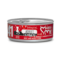 Disugual Mini-me Cubes 85g - Alimento Completo per Gatti Adulti Manzo e Arrosto di Maiale-Adult