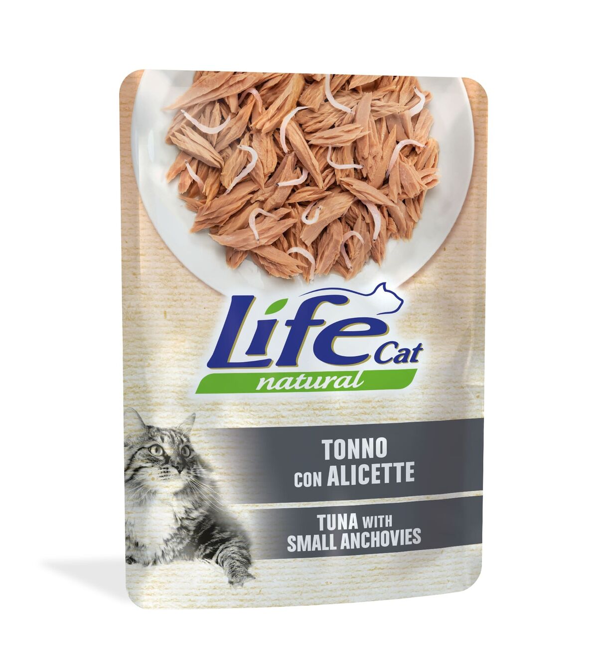 Life Cat Natural Buste Adult 70g Tonno con alicette
