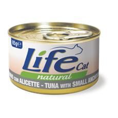 Life Cat Natural Adult Lattine 85g Tonno con alicette