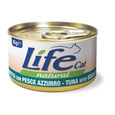 Life Cat Natural Adult Lattine 85g Tonno con pesce azzurro