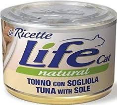 Life Cat Natural Le Ricette 150gr Tonno e Sogliola
