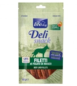 Deli Snack Filetti Essiccati 100g Fegato di manzo