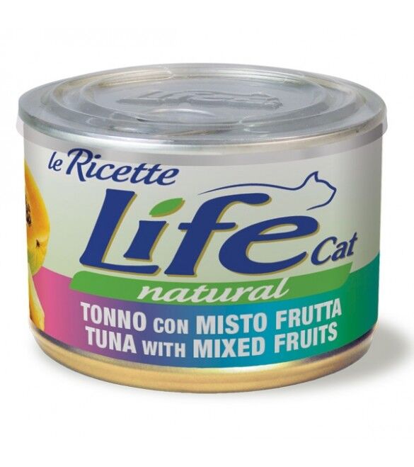 Life Cat Natural Le Ricette 150gr Tonno con mix di frutta