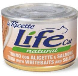 Life Cat Natural Le Ricette 150gr Tonno con Alicette e Salmone