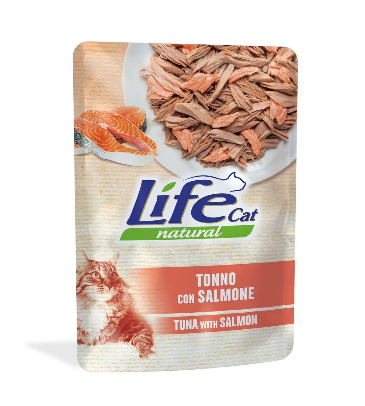 Life Cat Natural Buste Adult 70g Tonno con salmone