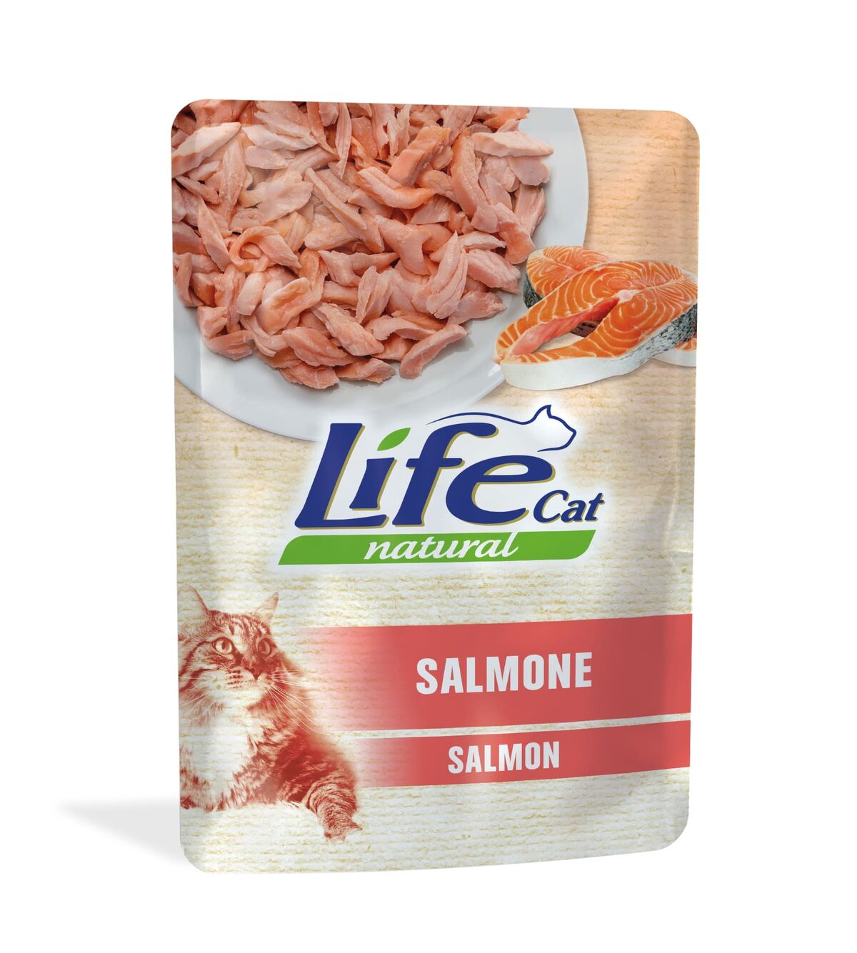 Life Cat Natural Buste Adult 70g Salmone
