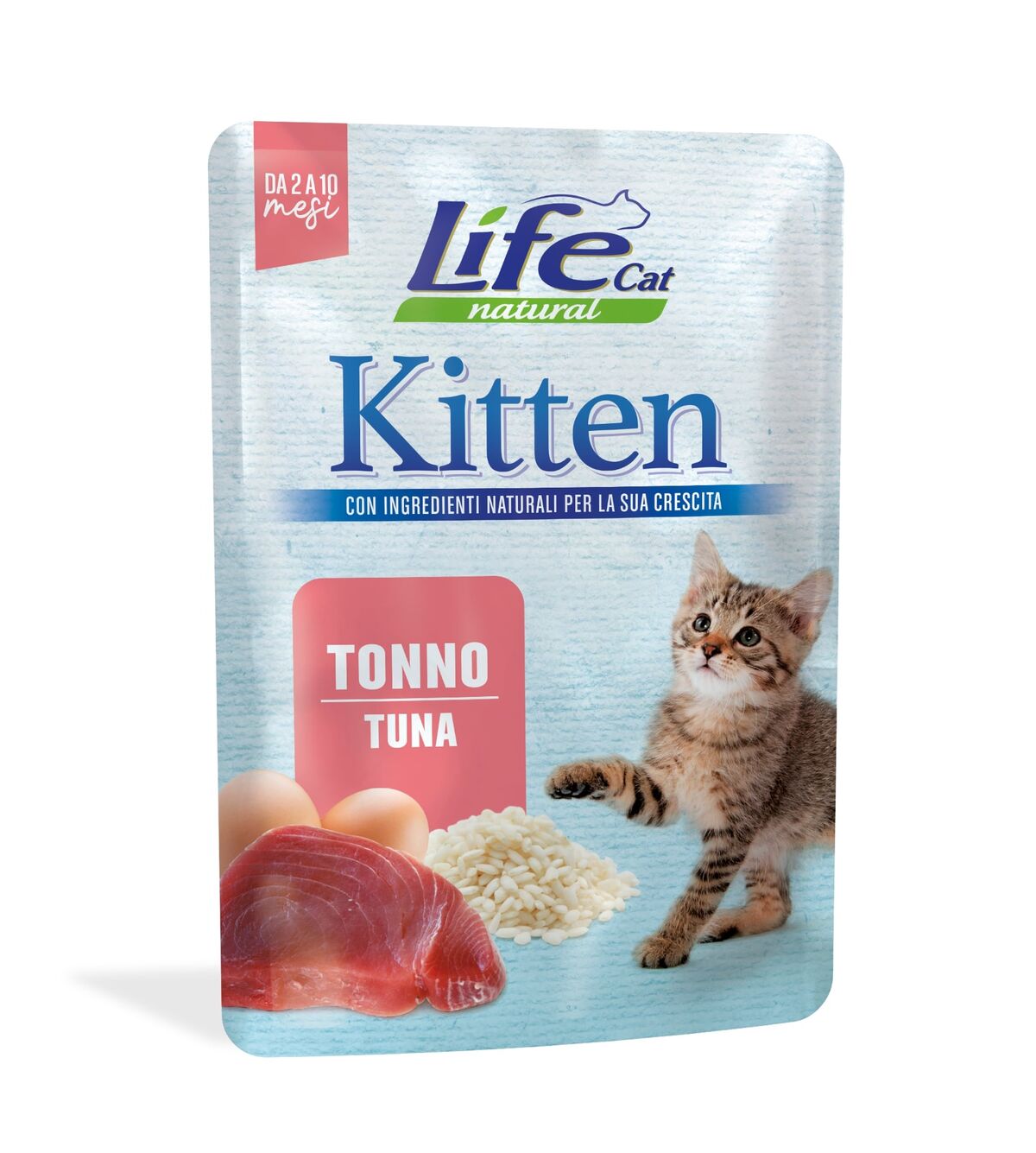 Life Cat Natural Kitten Buste 70g Tonno