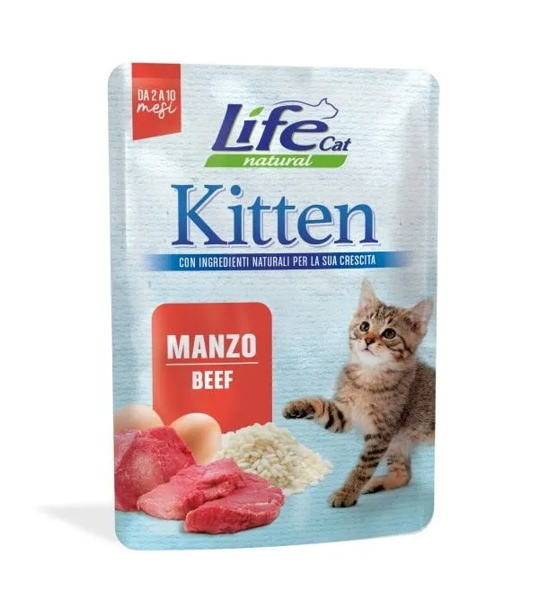 Life Cat Natural Kitten Buste 70g