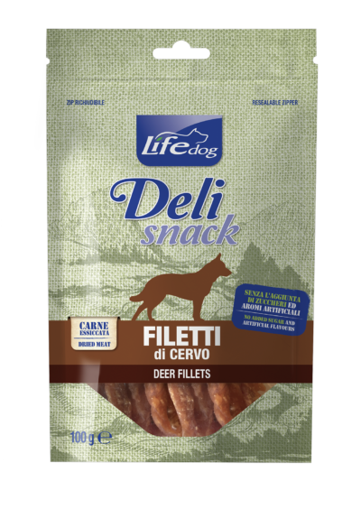 Deli Snack Filetti Essiccati 100g Cervo