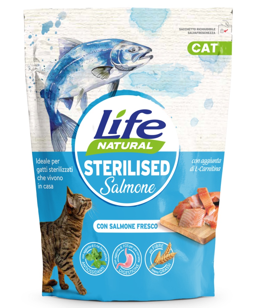 Life Cat Sterilised Salmone 800g