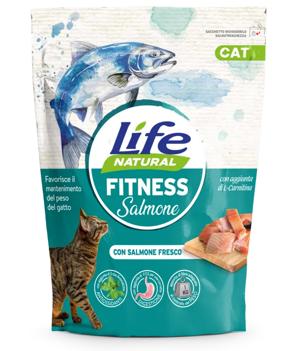 Life Cat Fitness Salmone 800g