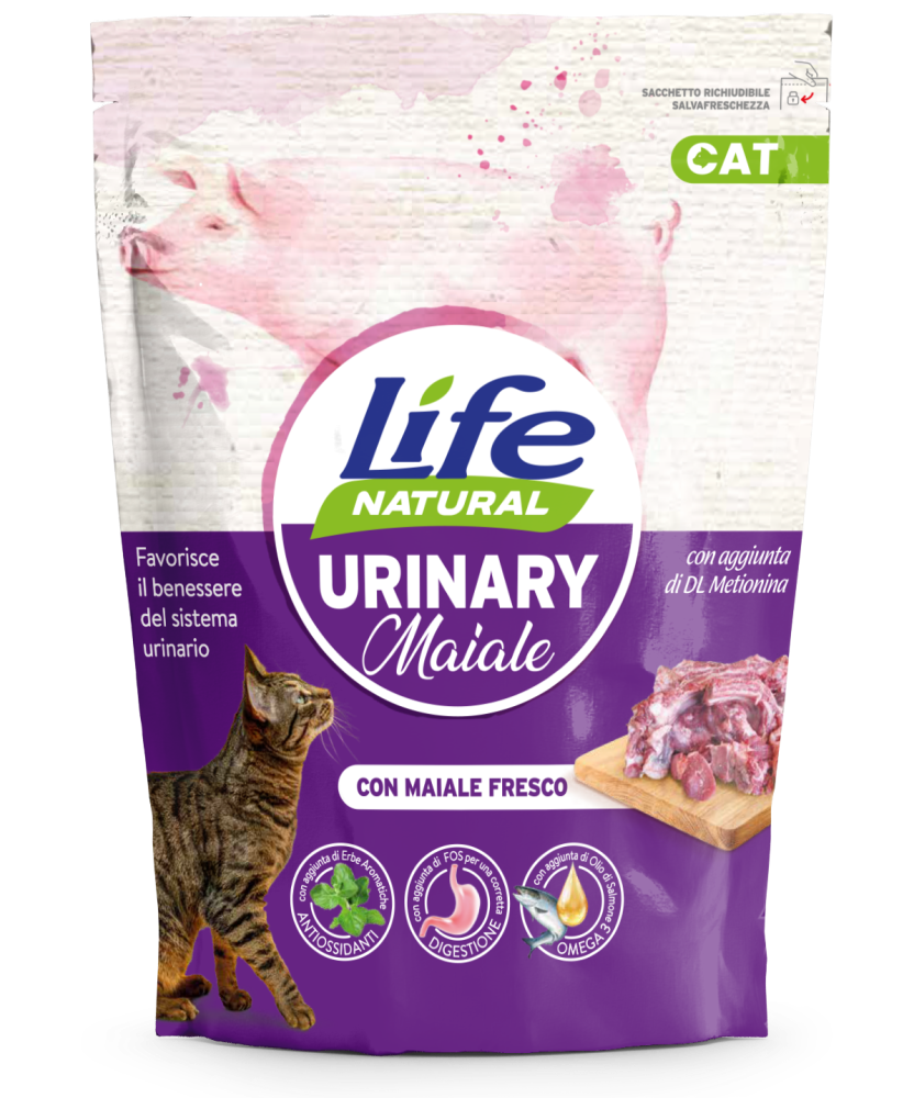 Life Cat Urinary Maiale 800g