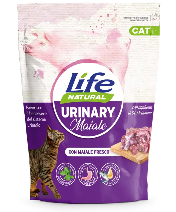 Life Cat Urinary Maiale 800g
