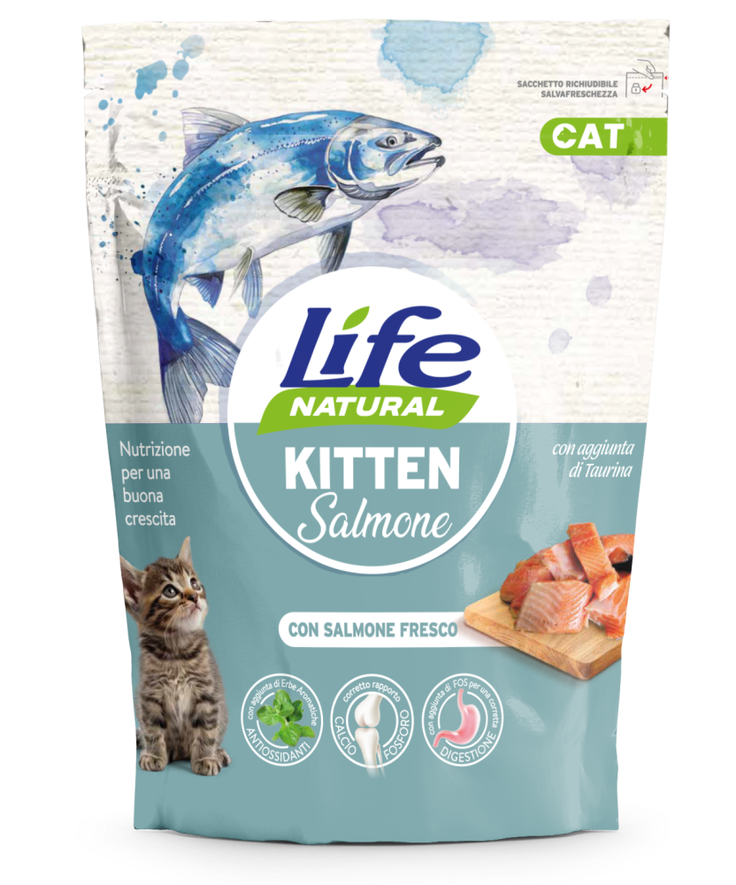 Life Cat Kitten Salmone 800g