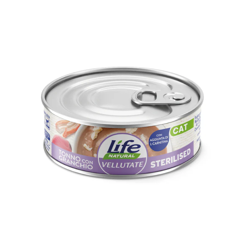LifeCat Vellutate 70g Tonno e Granchio - Sterilised