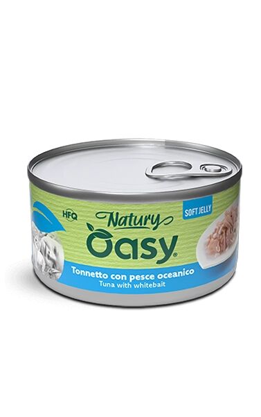 Oasy Natury Soft Jelly Lattina 150g Tonnetto con Pesce Oceanico