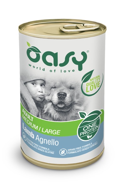 Oasy One Protein Patè 400g Agnello - Adult Medium/Large