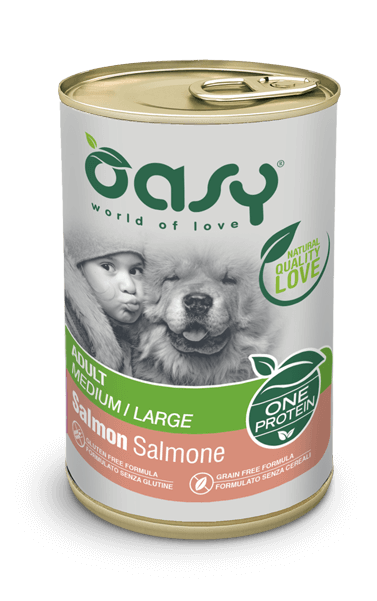Oasy One Protein Patè 400g Salmone - Adult Medium/Large