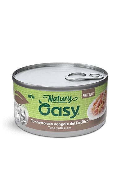 Oasy Natury Soft Jelly Lattina 150g Tonnetto con Vongole