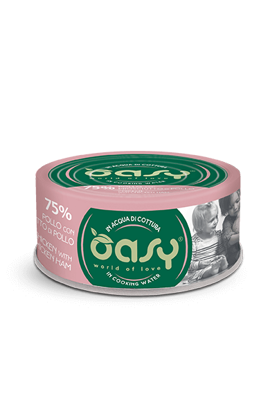 Oasy More Love Lattina 70g Pollo con prosciutto
