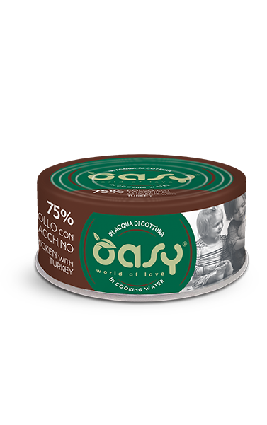 Oasy More Love Lattina 70g Pollo con Tacchino