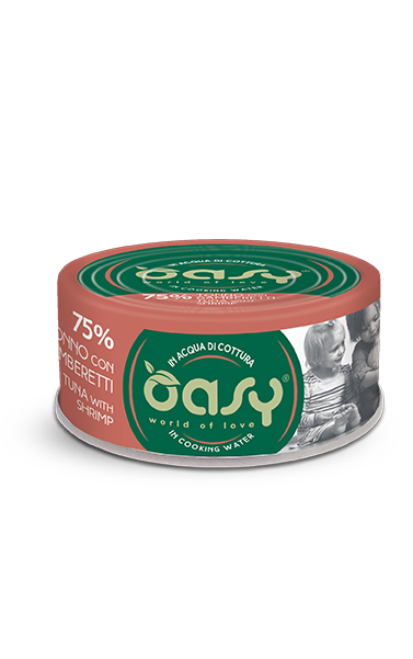 Oasy More Love Lattina 70g Tonno con gamberetti
