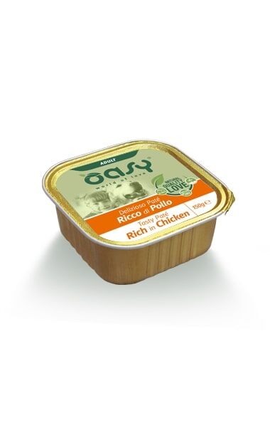 Oasy Delizioso Paté per Cani 150g Pollo - Adult