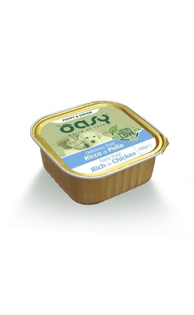 Oasy Delizioso Paté per Cani 150g Pollo - Puppy