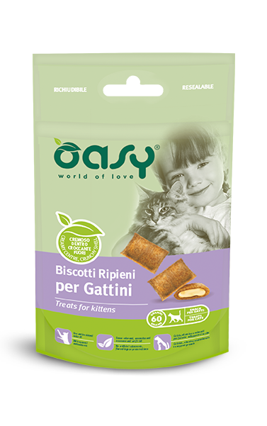 Oasy Biscotti Ripieni 60g Kitten