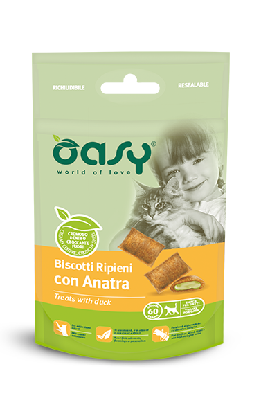 Oasy Biscotti Ripieni 60g Anatra